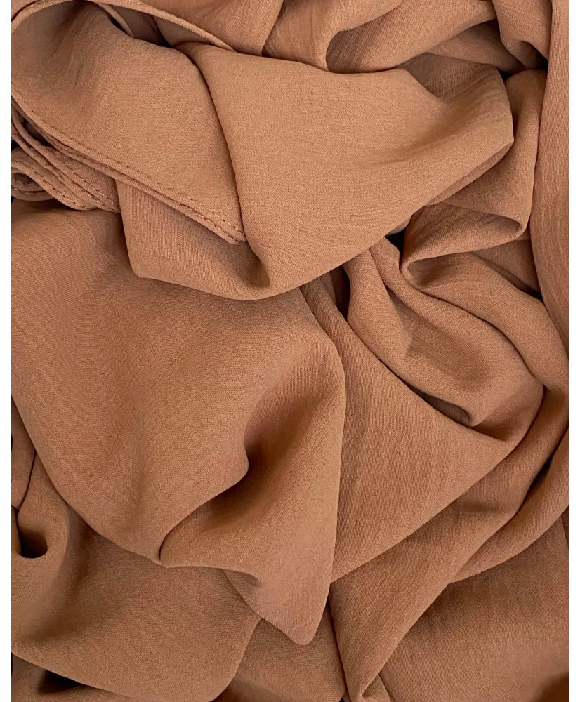 Hijab Premium Jazz de Coton Camel – Confort & Élégance | AlmaModesty