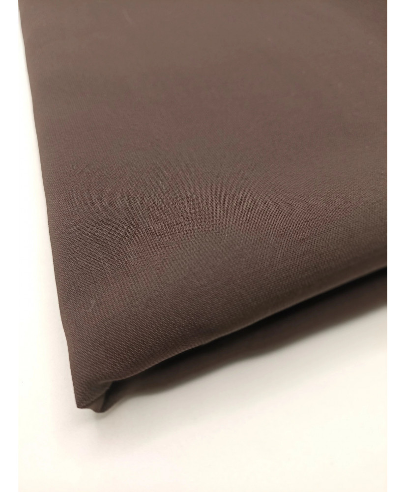 Hijab en Soie de Médine Marron Intense – Élégance et Luxe | AlmaModest